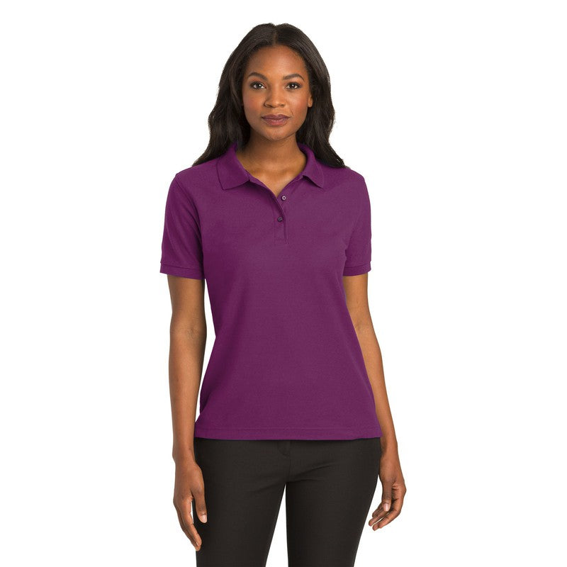 Port Authority® Ladies Silk Touch™ Polo-Deep Berry