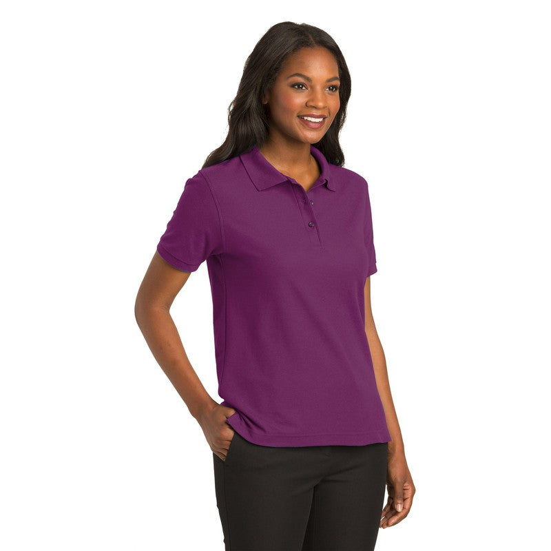 Port Authority® Ladies Silk Touch™ Polo-Deep Berry