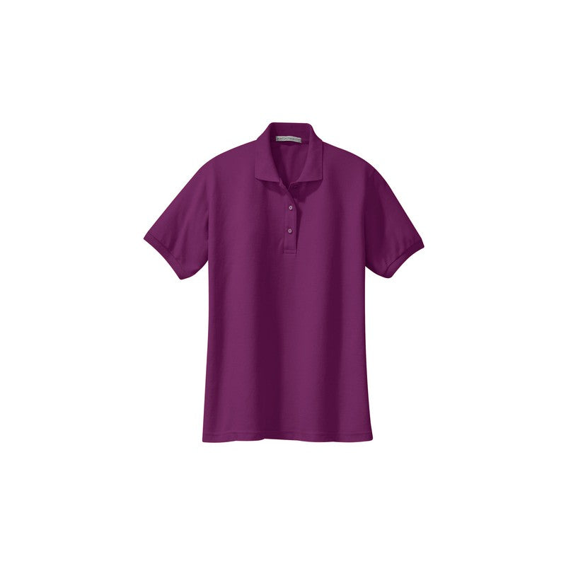 Port Authority® Ladies Silk Touch™ Polo-Deep Berry