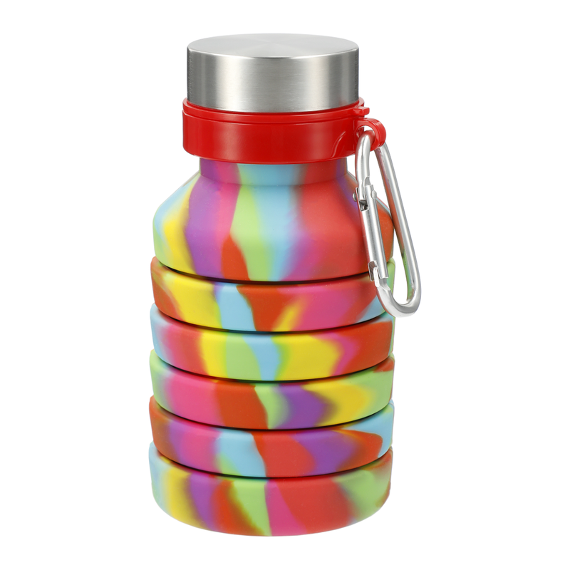 Zigoo Silicone Collapsible Bottle 18oz - Tie-Dye
