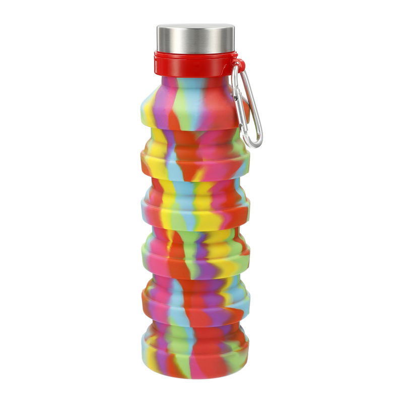 Zigoo Silicone Collapsible Bottle 18oz - Tie-Dye