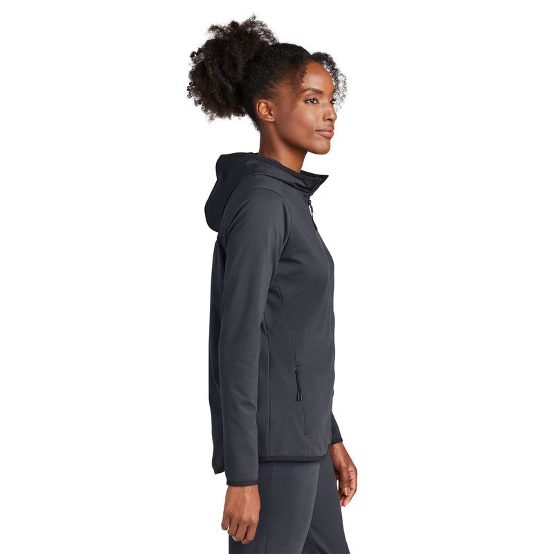 STRAYER Sport-Tek® Ladies Circuit Hooded Full-Zip - Graphite