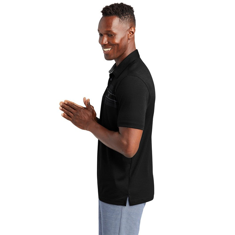 STRAYER NEW Travis Mathew Monterey Chest Stripe Polo - Black