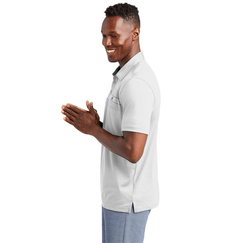 STRAYER NEW Travis Mathew Monterey Chest Stripe Polo - White