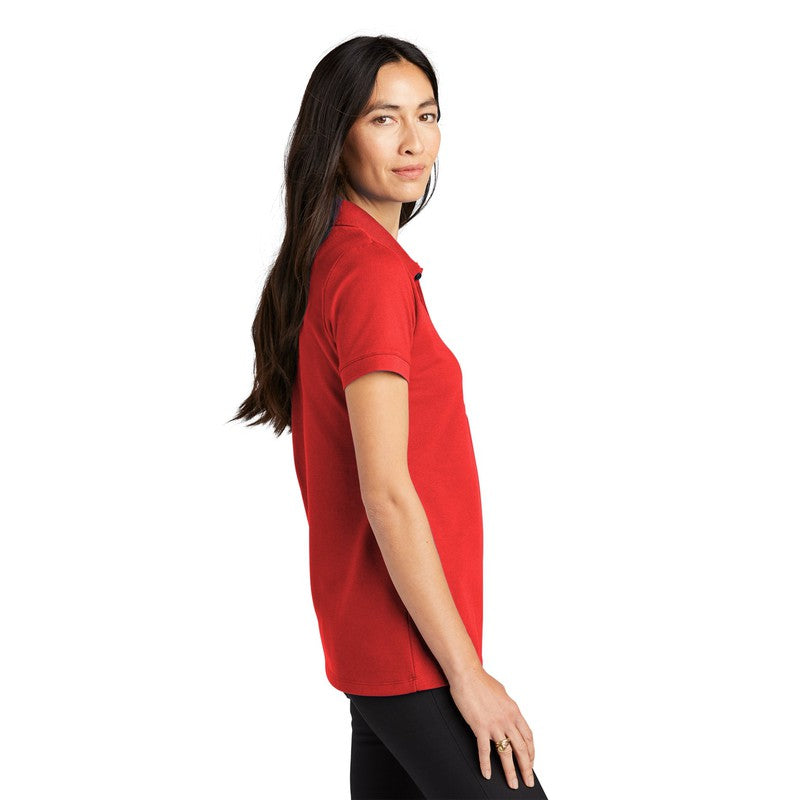 STRAYER MERCER+METTLE™ Women’s Stretch Heavyweight Pique Polo - Apple Red