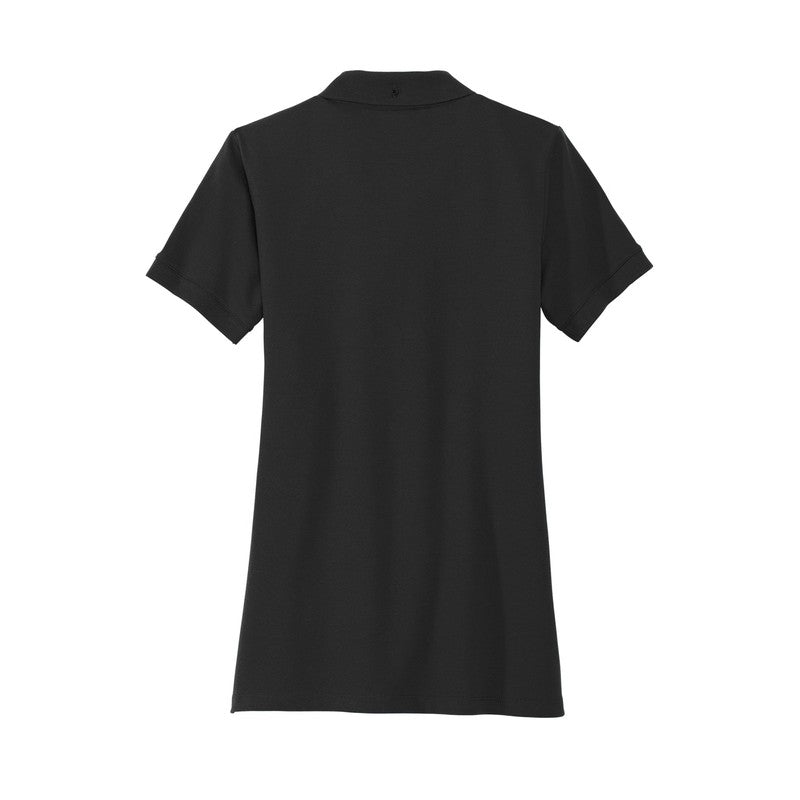 STRAYER MERCER+METTLE™ Women’s Stretch Heavyweight Pique Polo - Black