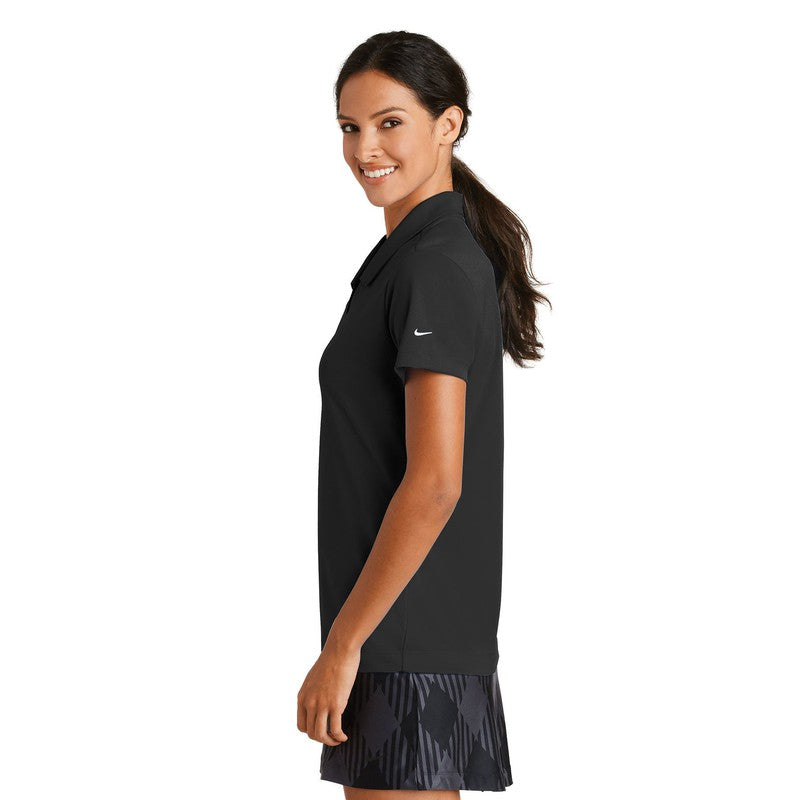 Nike Ladies Dri-FIT Micro Pique Polo-Black