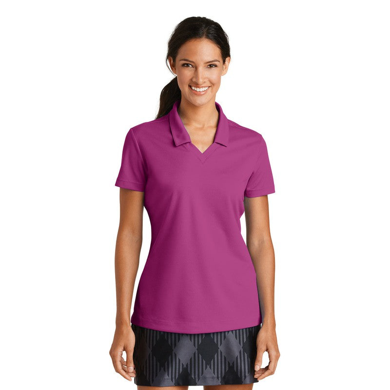 Nike Ladies Dri-FIT Micro Pique Polo-Fusion Pink