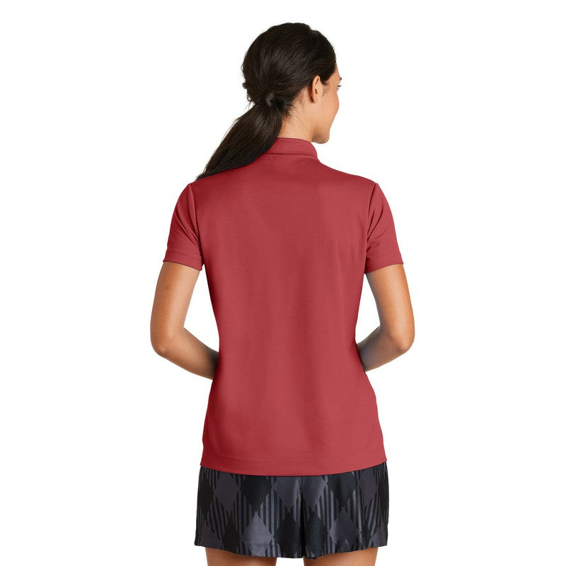 Nike Ladies Dri-FIT Micro Pique Polo-Varsity Red