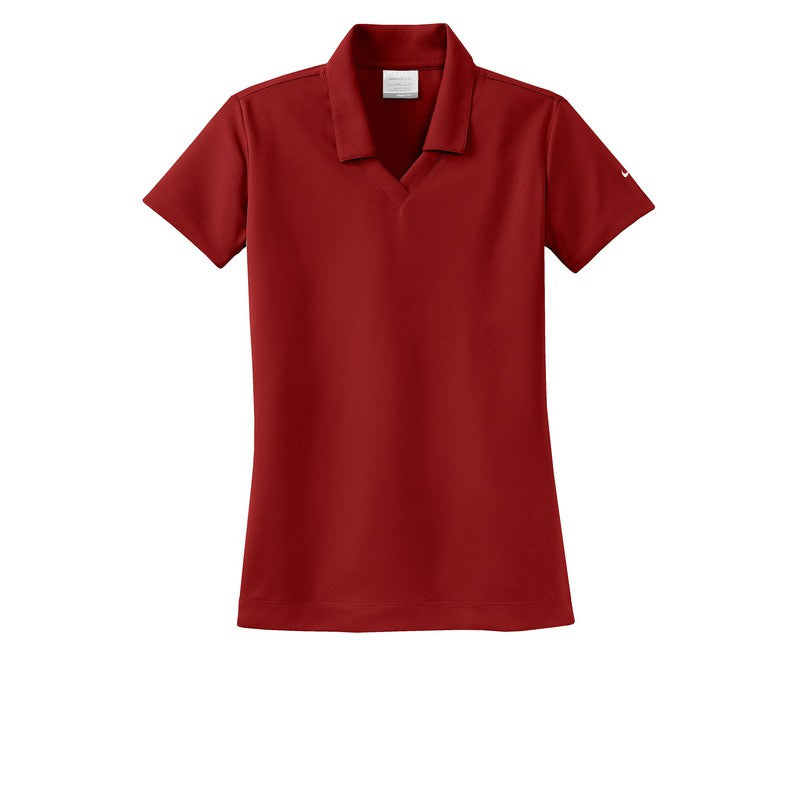 Nike Ladies Dri-FIT Micro Pique Polo-Varsity Red