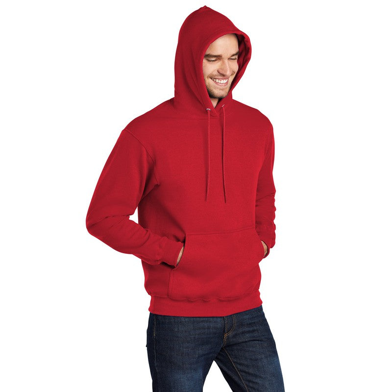 STRAYER Port & Company® Core Fleece Pullover Hooded Sweatshirt-Red