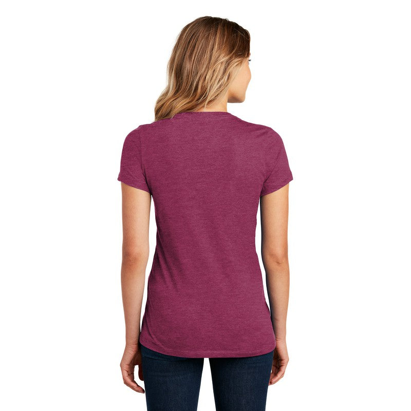 STRAYER District ® Women’s Perfect Weight ® Tee-Heathered Loganberry