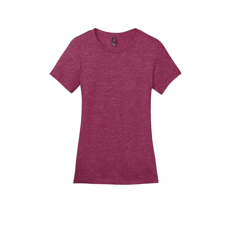 STRAYER District ® Women’s Perfect Weight ® Tee-Heathered Loganberry