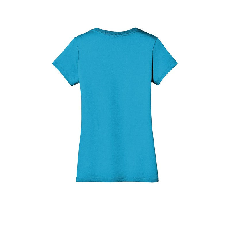 District ® Women’s Perfect Weight ® V-Neck Tee-Bright Turquoise