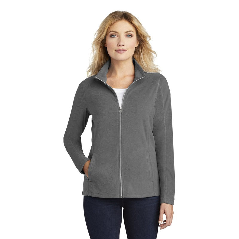 STRAYER Ladies Microfleece Jacket - Pearl Grey
