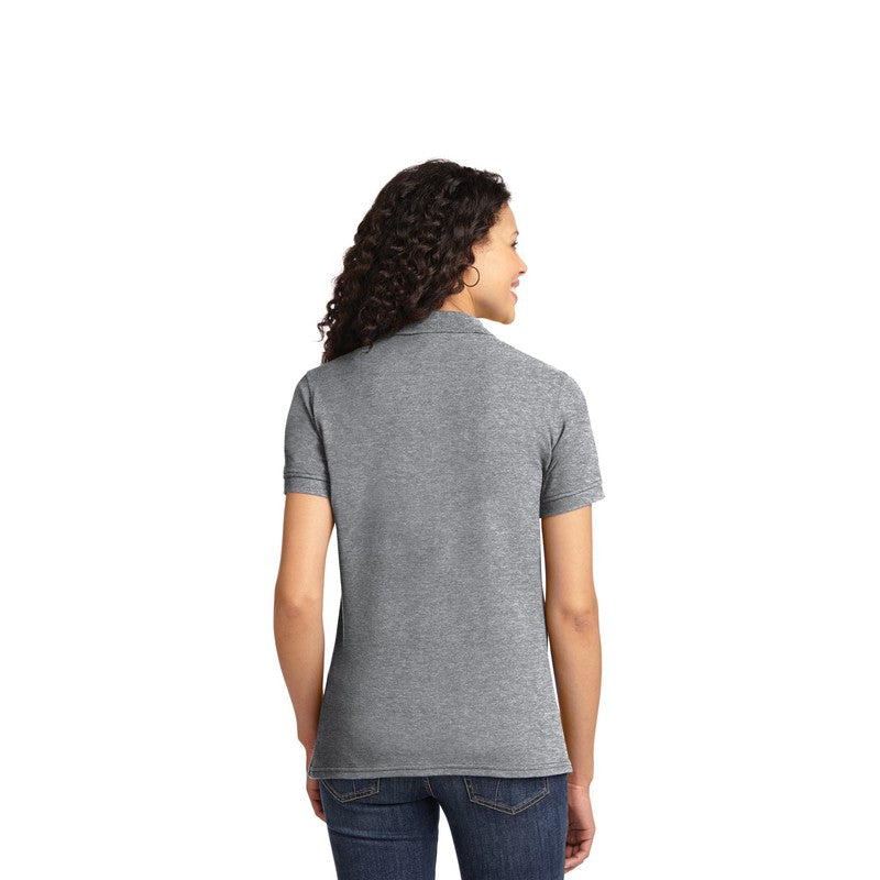 Port & Company® Ladies Core Blend Pique Polo-Athletic Heather
