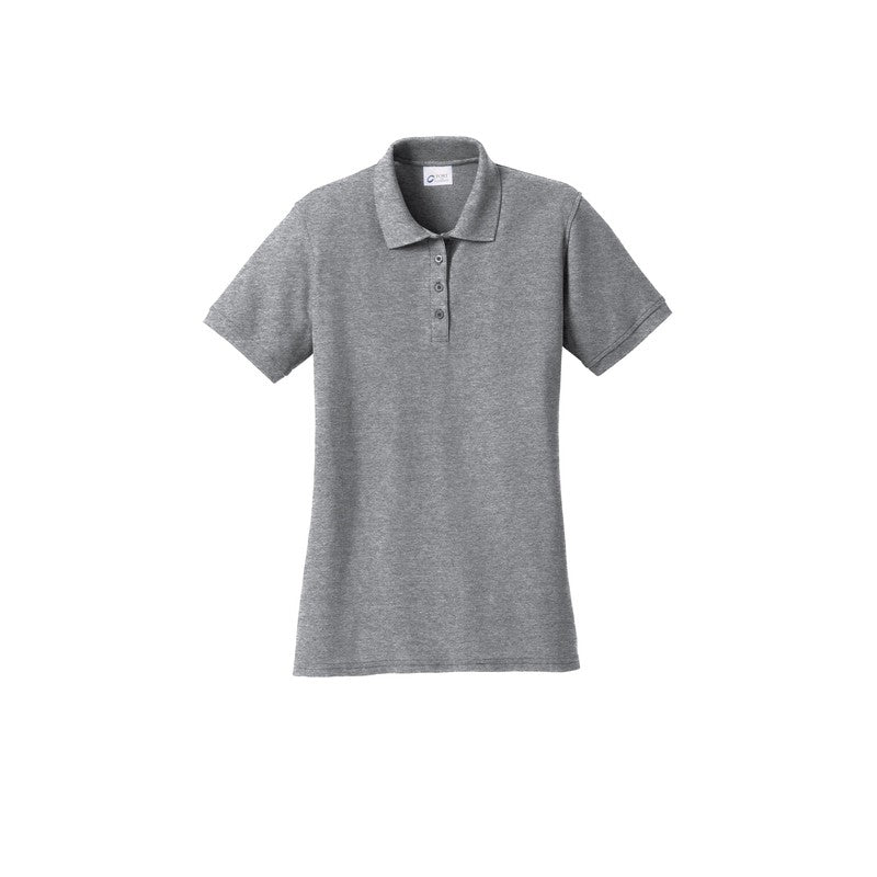 Port & Company® Ladies Core Blend Pique Polo-Athletic Heather