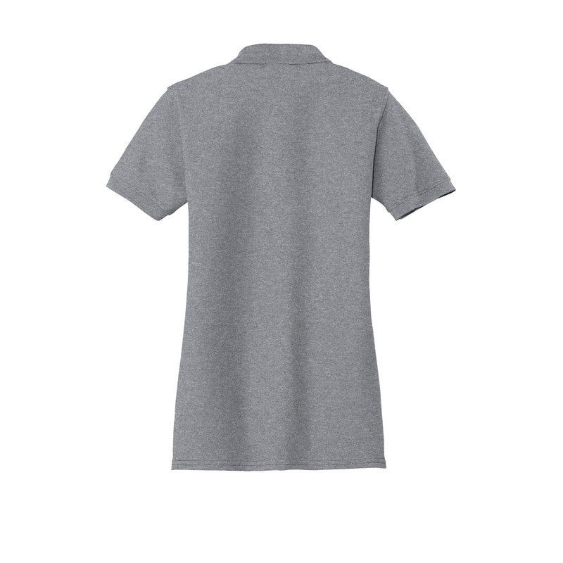 Port & Company® Ladies Core Blend Pique Polo-Athletic Heather