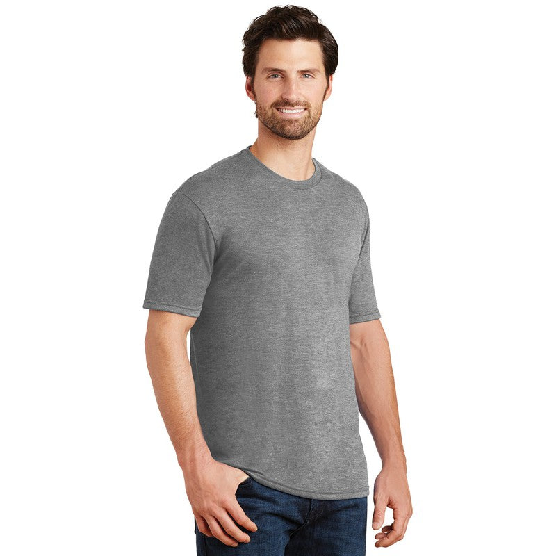STRAYER District ® Perfect Tri ® Tee-GRAY FROST