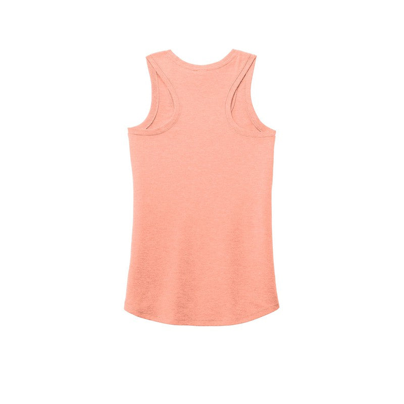STRAYER District ® Women’s Perfect Tri ® Racerback Tank-Heathered Dusty Peach