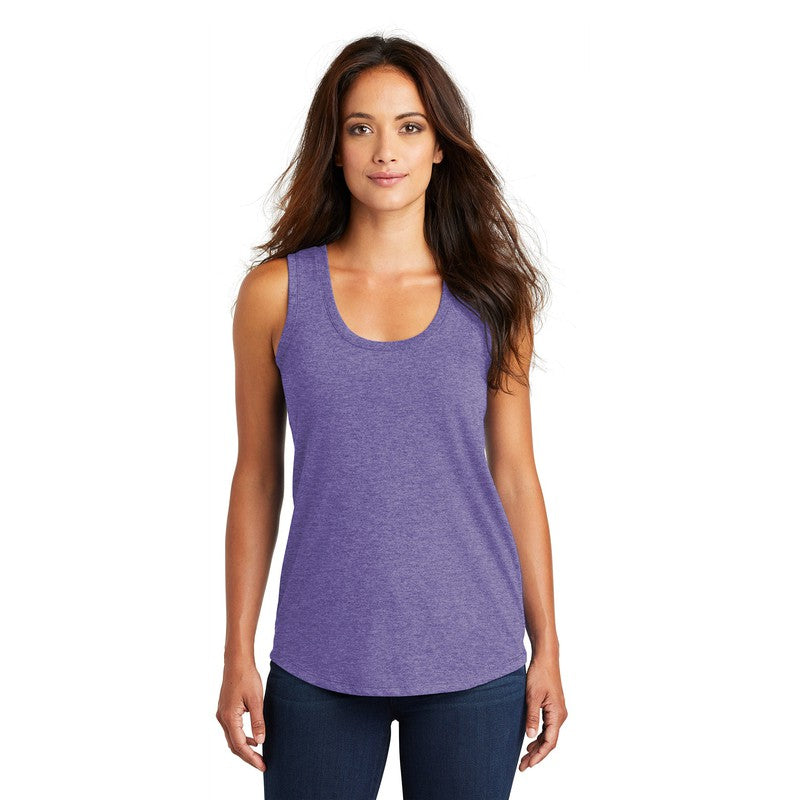 STRAYER District ® Women’s Perfect Tri ® Racerback Tank-Purple Frost