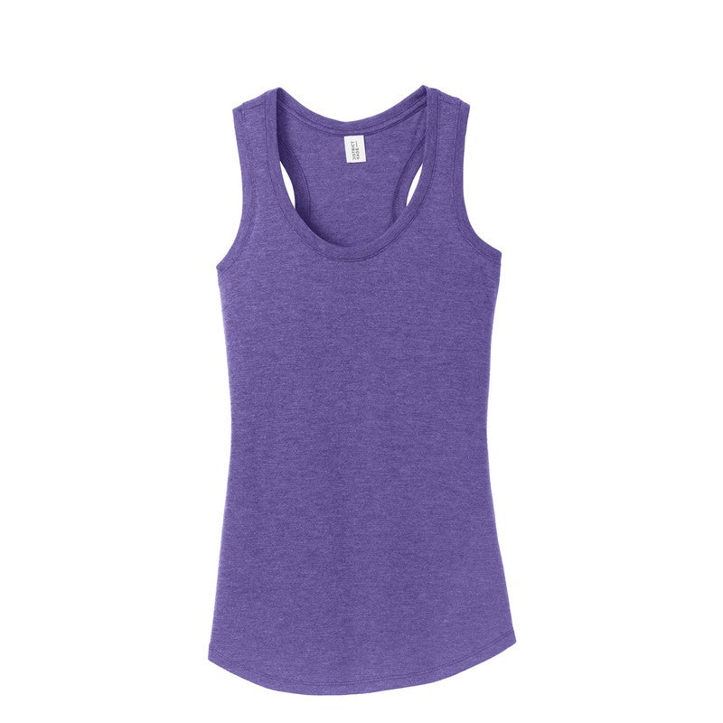 STRAYER District ® Women’s Perfect Tri ® Racerback Tank-Purple Frost