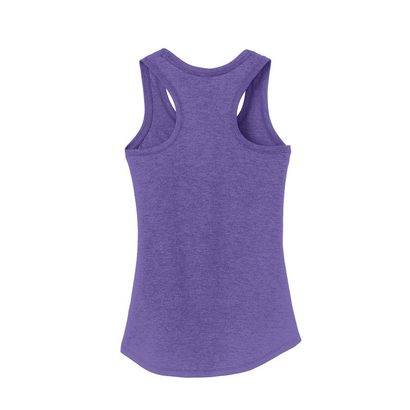 STRAYER District ® Women’s Perfect Tri ® Racerback Tank-Purple Frost