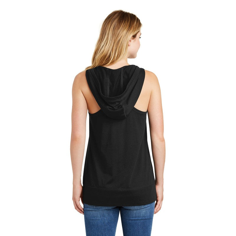 New Era® Ladies Heritage Blend Hoodie Tank-Black