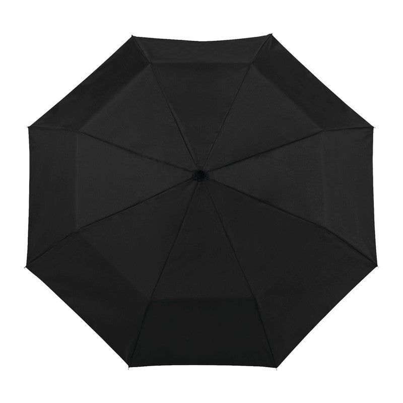 STRAYER 42" totes® 3 Section Auto Open Umbrella - BLACK