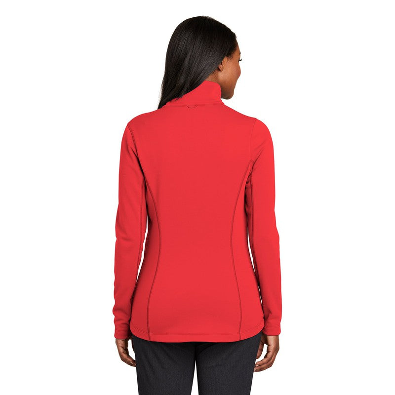 LADIES Port Authority ® Collective Smooth Fleece Jacket-RED PEPPER