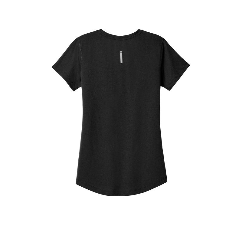 OGIO ENDURANCE Ladies Peak V-Neck Tee - BLACKTOP