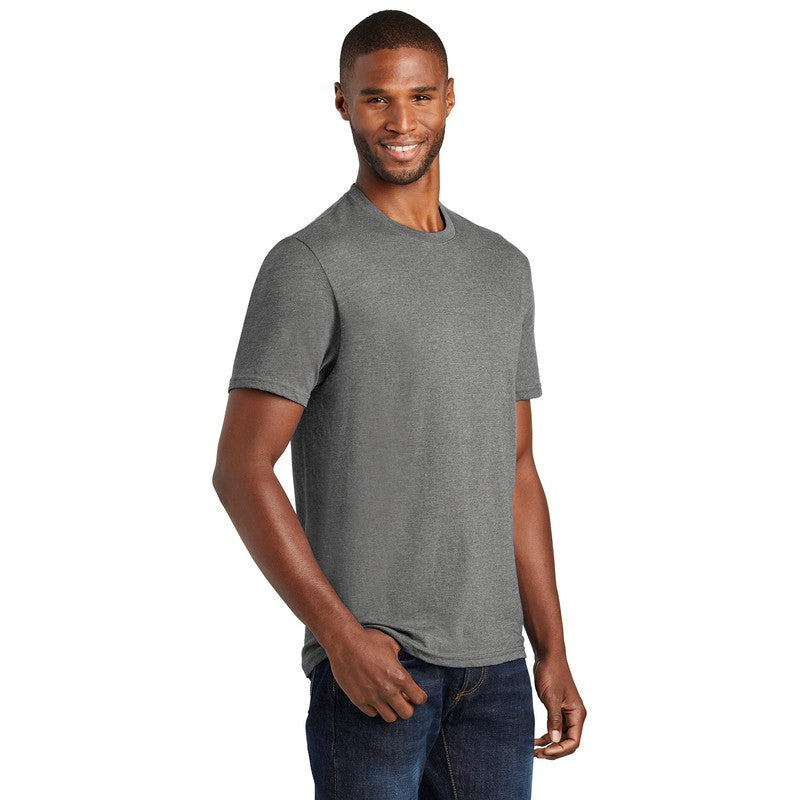 Port & Company ® Fan Favorite ™ Blend Tee-Graphite Heather
