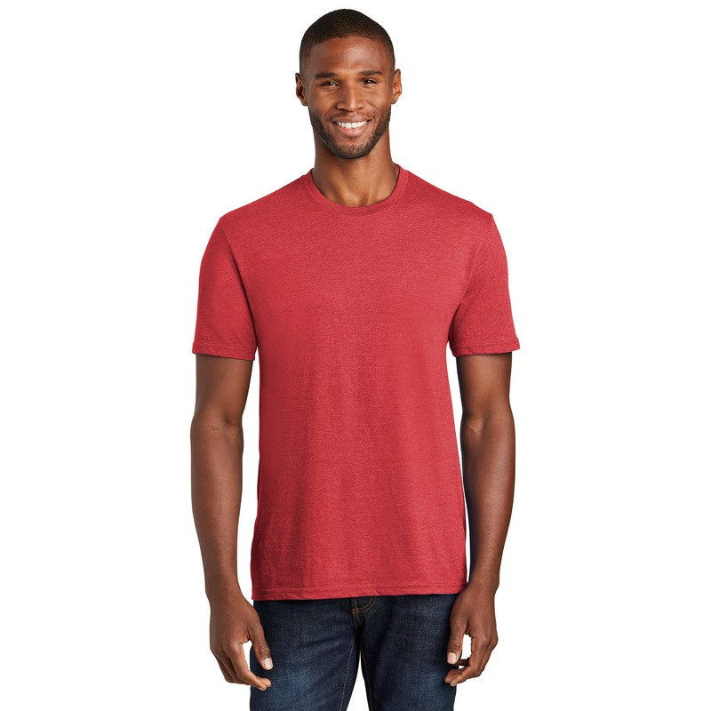 Port & Company ® Fan Favorite ™ Blend Tee-Cardinal Heather