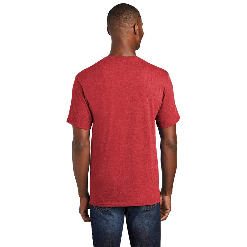 Port & Company ® Fan Favorite ™ Blend Tee-Cardinal Heather