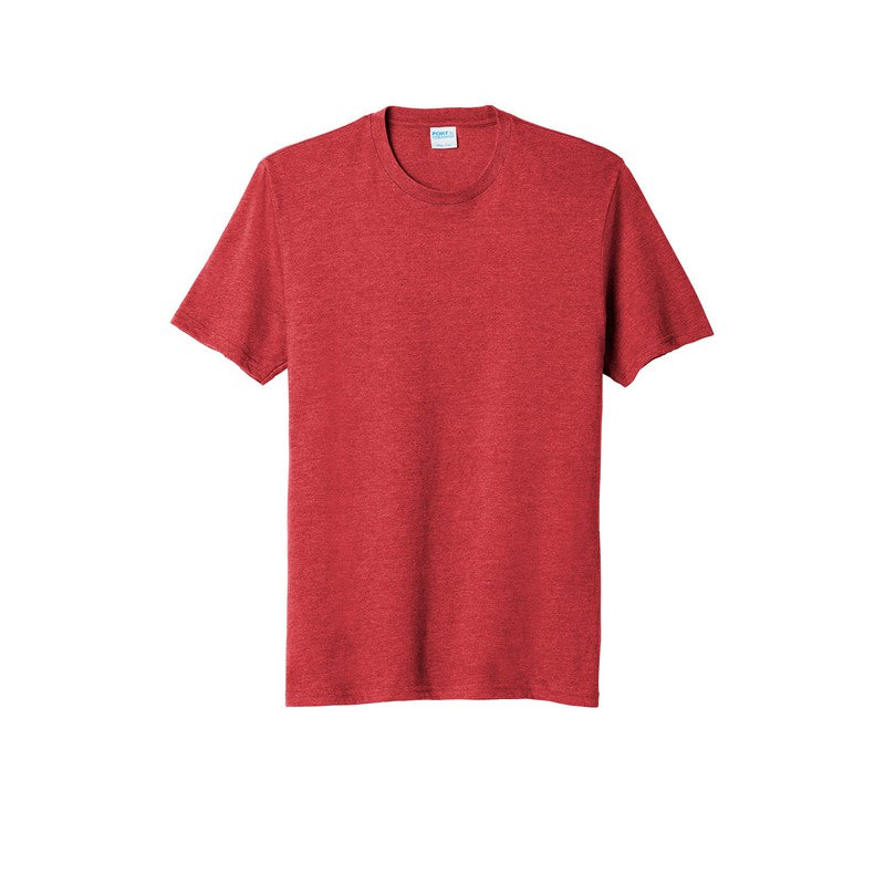 Port & Company ® Fan Favorite ™ Blend Tee-Cardinal Heather
