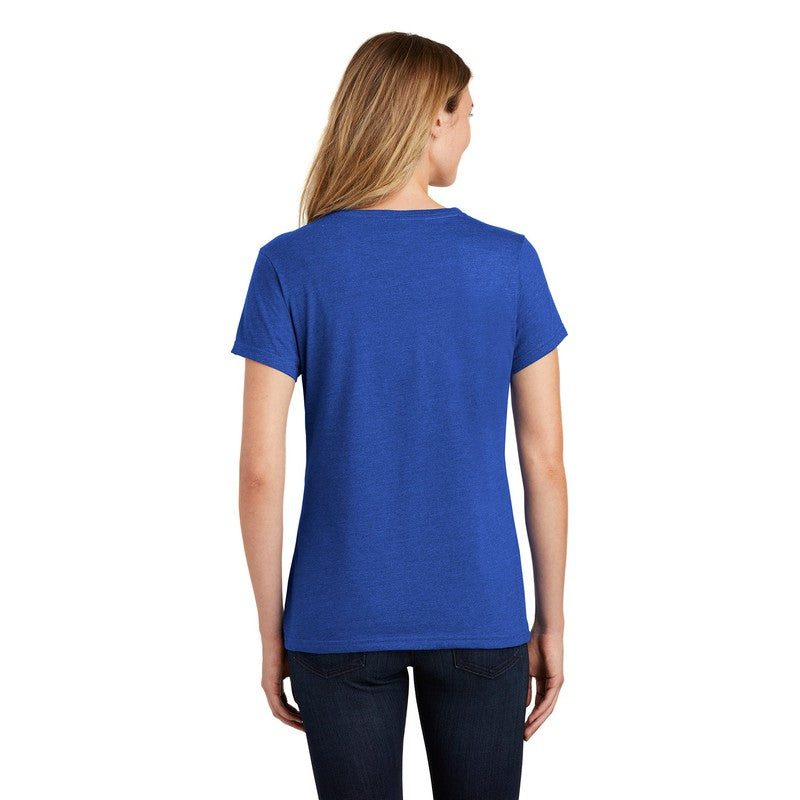 SEI - Port & Company Ladies Fan Favorite Blend V-Neck Tee - True Royal Heather