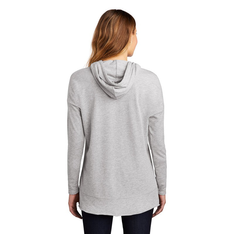 District ® Women’s Featherweight French Terry ™ Hoodie-LIGHT HEATHER GREY