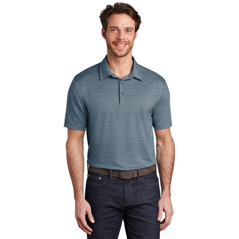 Port Authority ® Stretch Heather Polo-REGATTA BLUE