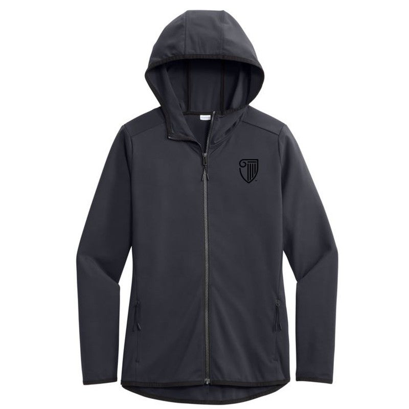 STRAYER Sport-Tek® Ladies Circuit Hooded Full-Zip - Graphite
