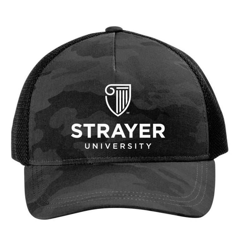 STRAYER OGIO® Fusion Trucker Cap - Black Camo