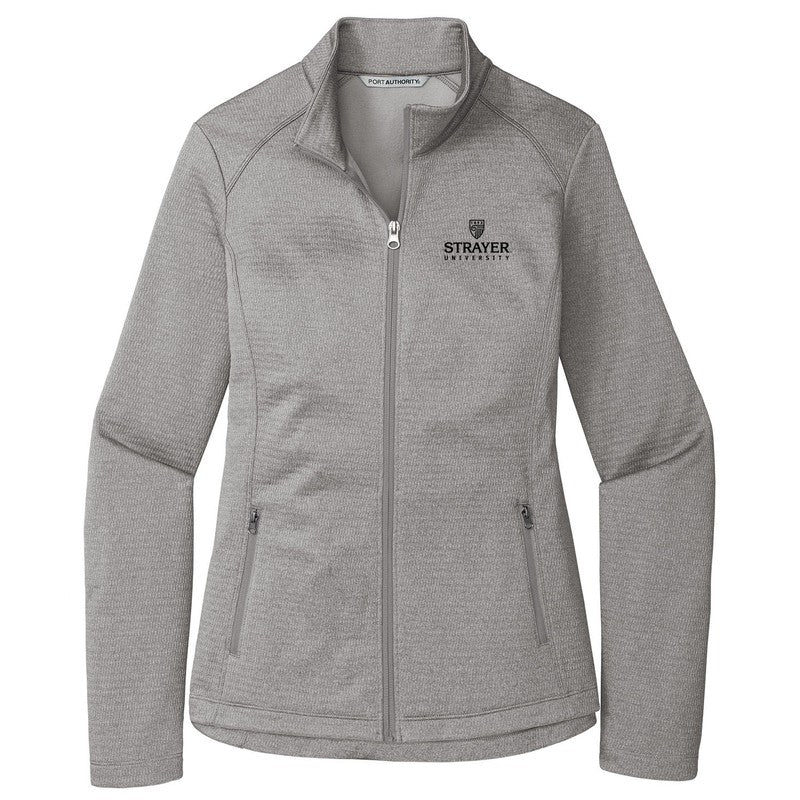 Port Authority Ladies Diamond Heather Fleece Full-Zip Jacket