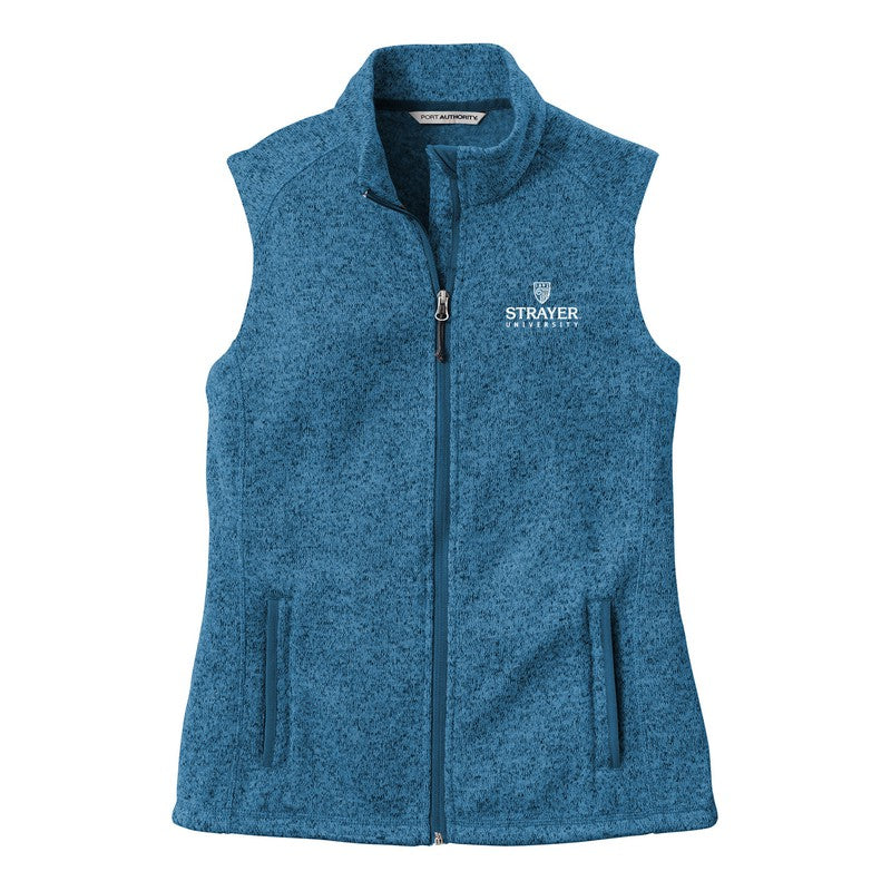 Port Authority Ladies Sweater Fleece Vest