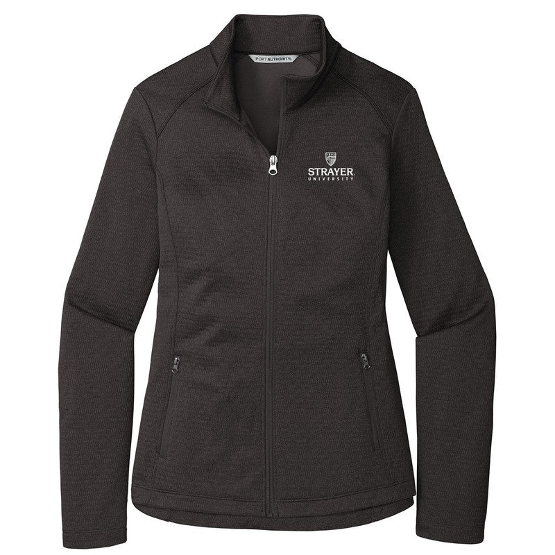 Port Authority Ladies Diamond Heather Fleece Full-Zip Jacket