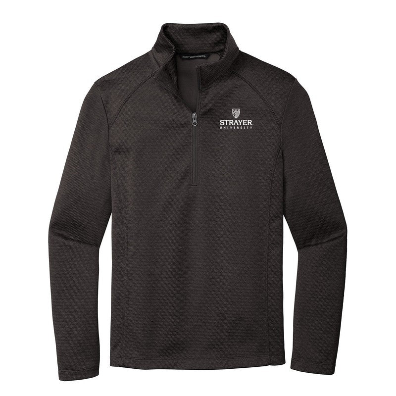 Port Authority Diamond Heather Fleece 1/4-Zip Pullover