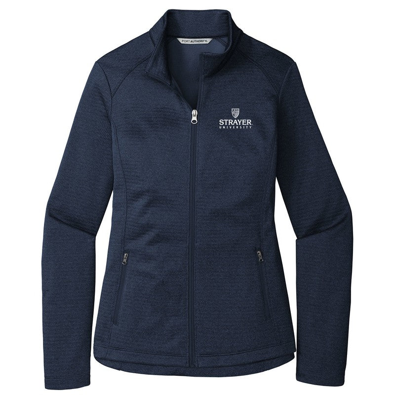Port Authority Ladies Diamond Heather Fleece Full-Zip Jacket