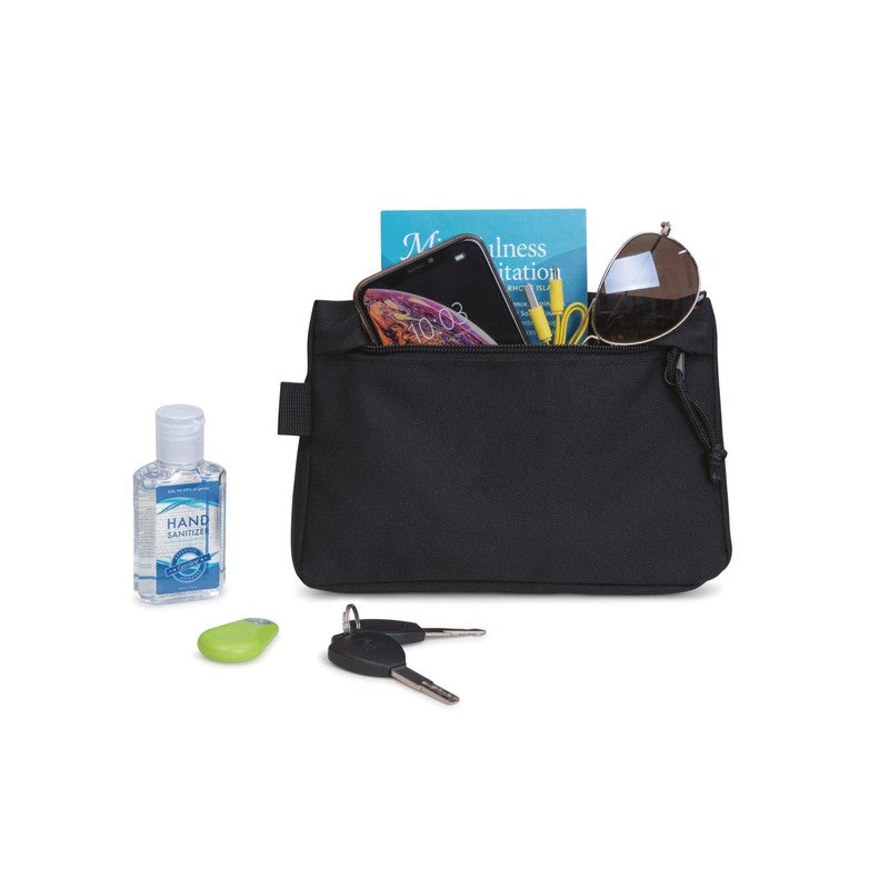 STRAYER Renew rPET Zippered Pouch - Black