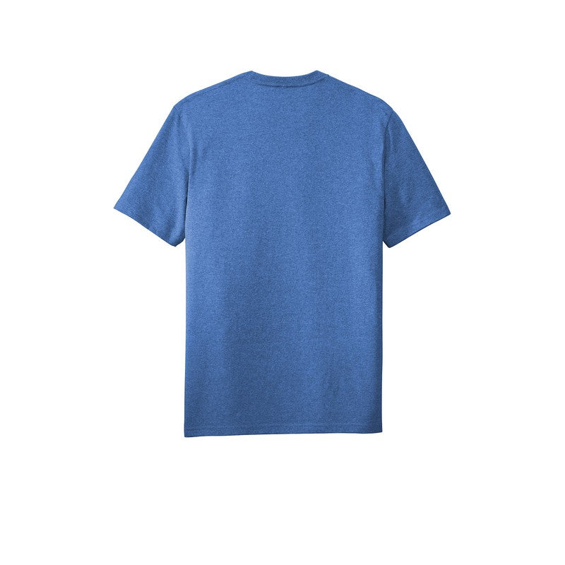 NEW STRAYER District ® Re-Tee ™-Blue Heather