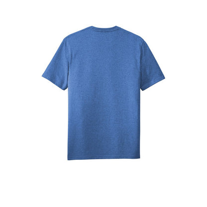 NEW STRAYER District ® Re-Tee ™-Blue Heather