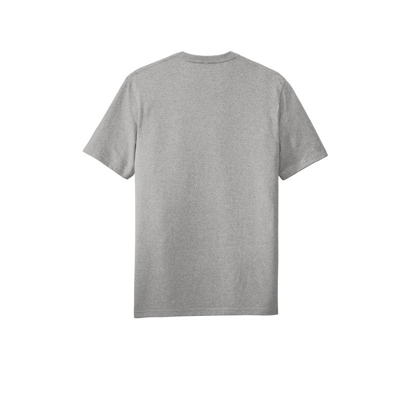 NEW STRAYER District ® Re-Tee ™-Light Heather Grey