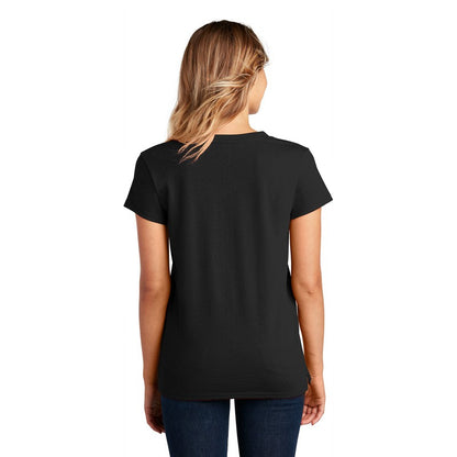 NEW STRAYER District ® Women’s Re-Tee ® V-Neck - Black